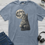 Iced Coffee Moon Cat T-Shirt