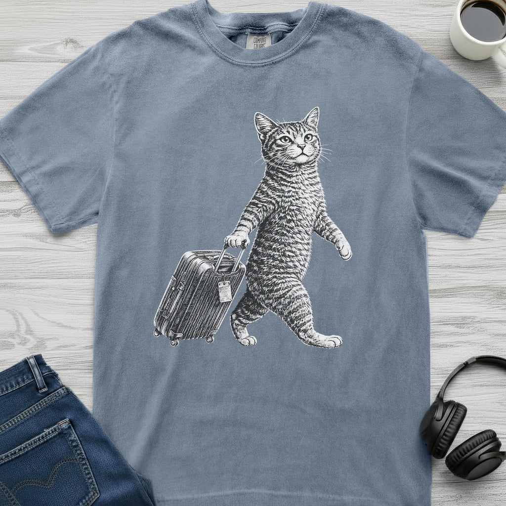 Cat Luggage T-Shirt