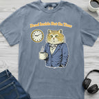 On Time Dead Inside Cat T-Shirt