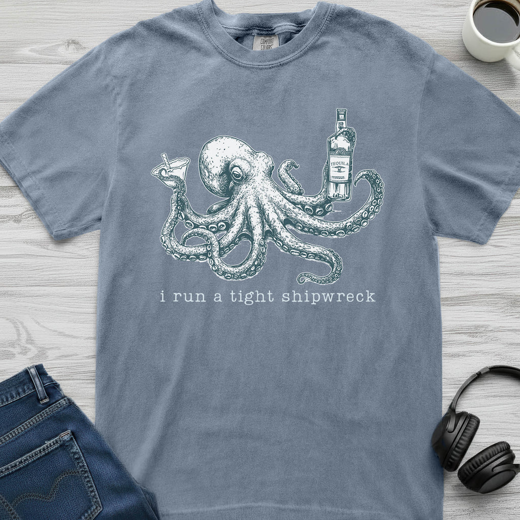 Octopus Shipwreck T-Shirt