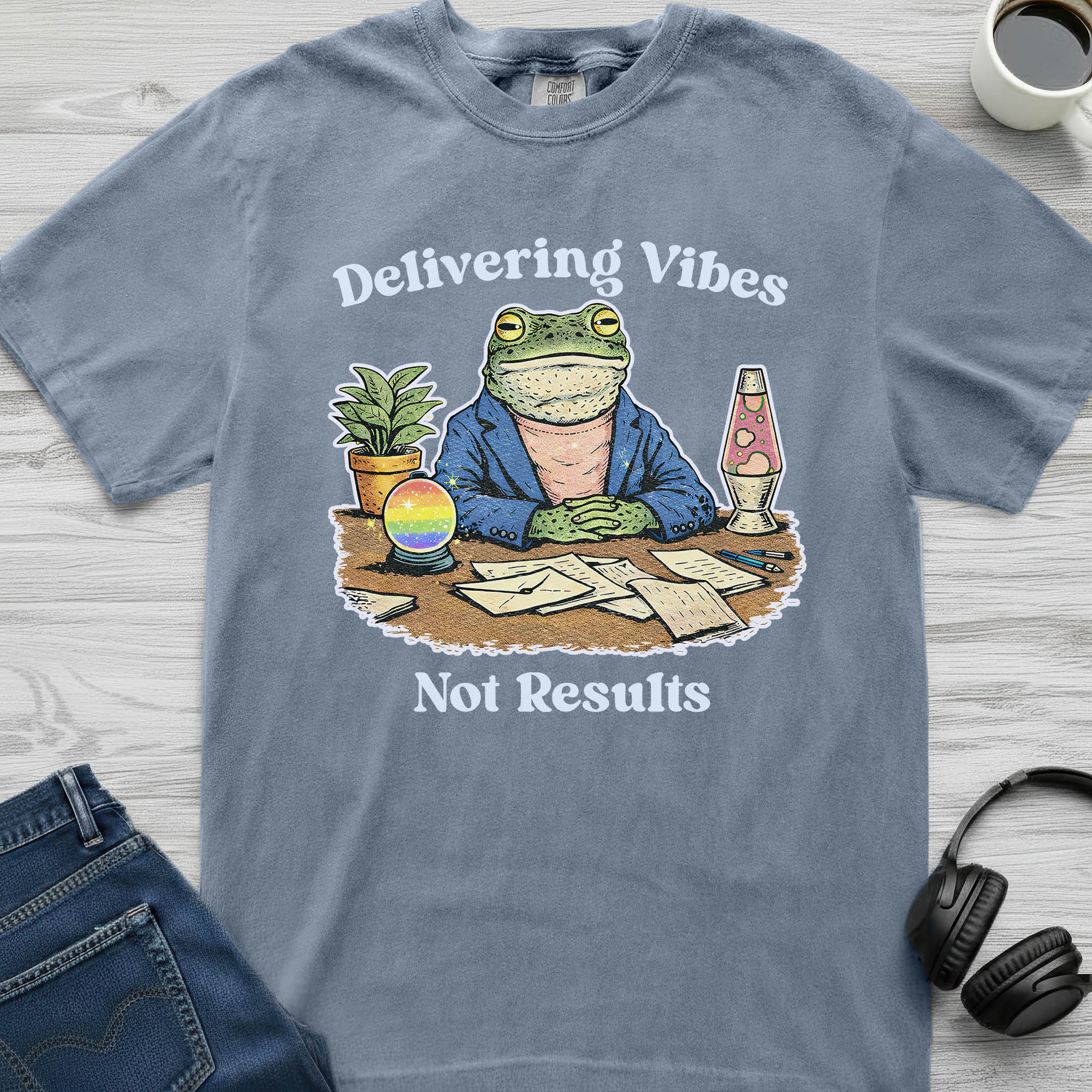 Vibes Not Results Frog T-Shirt