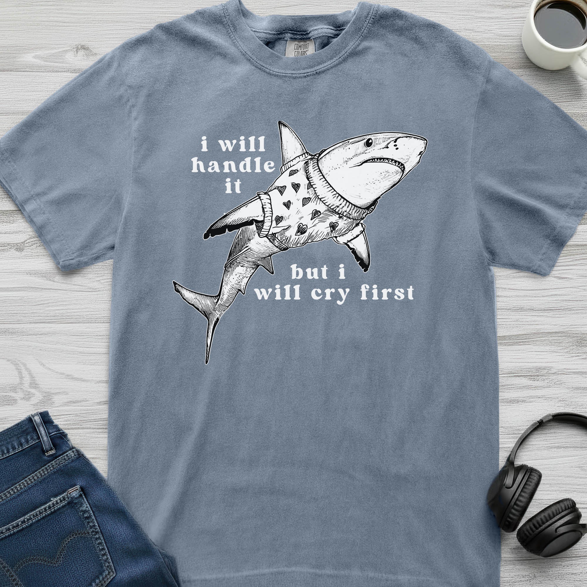 Shark Cry First T-Shirt