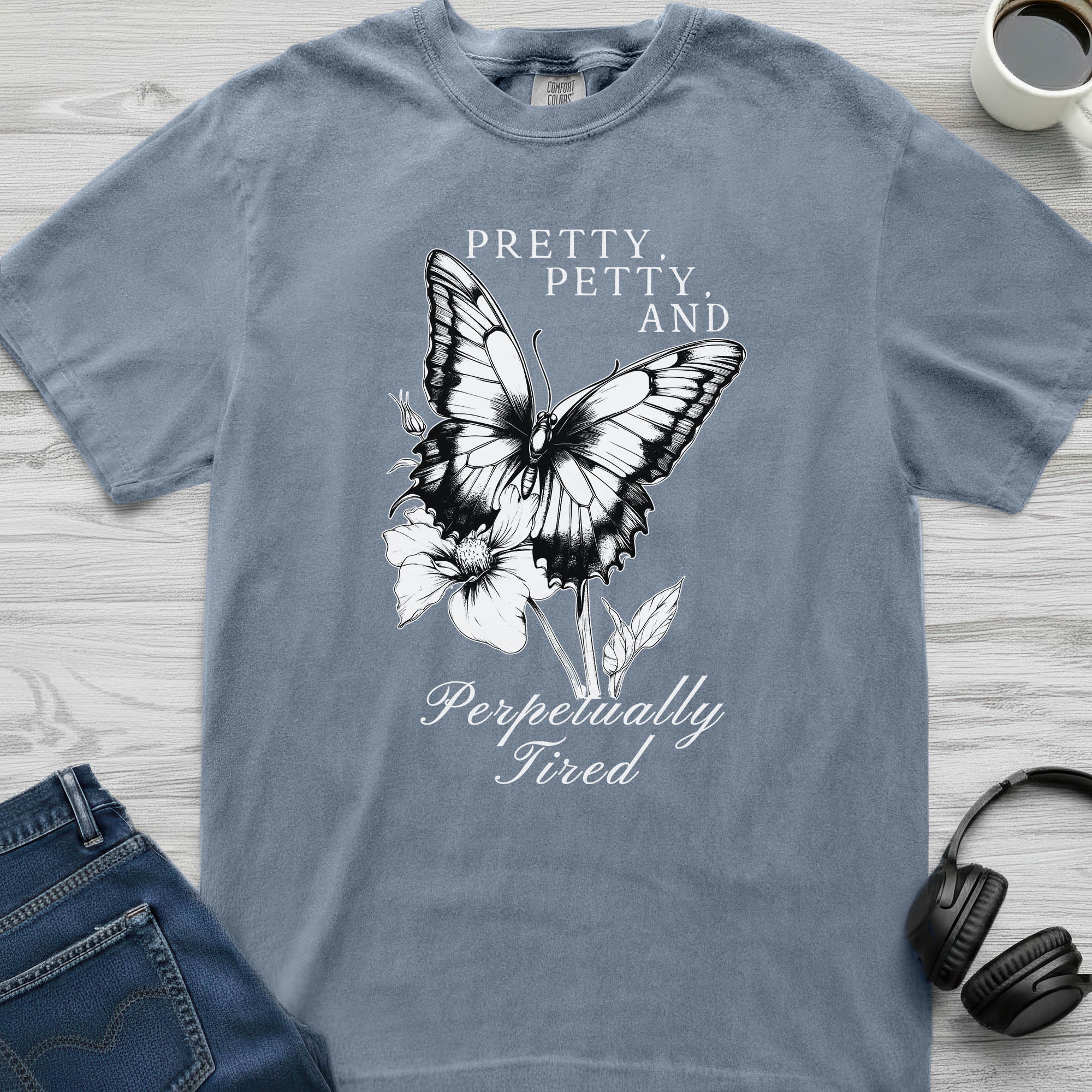 Pretty and Petty Butterfly T-Shirt