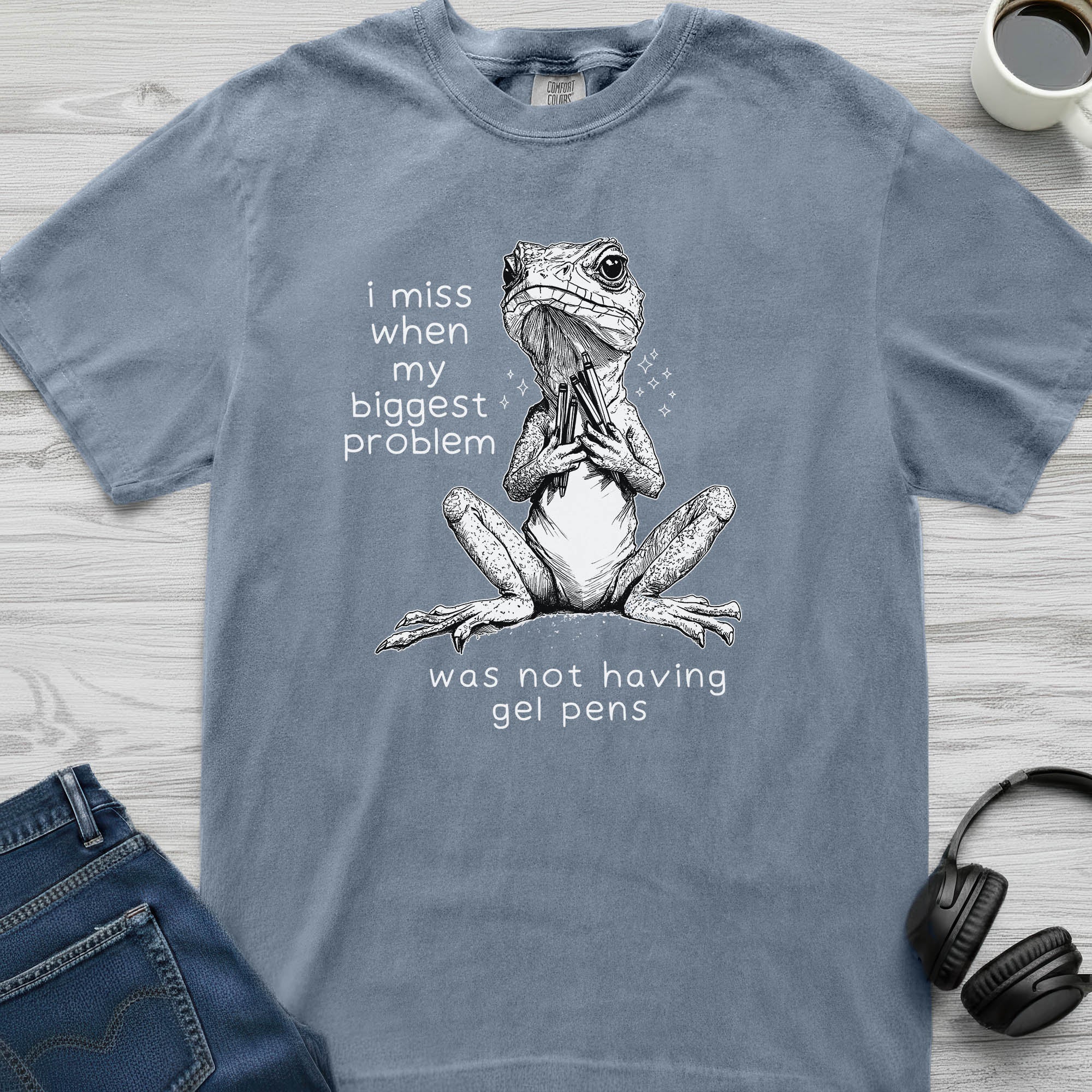 Gel Pens Lizard T-Shirt