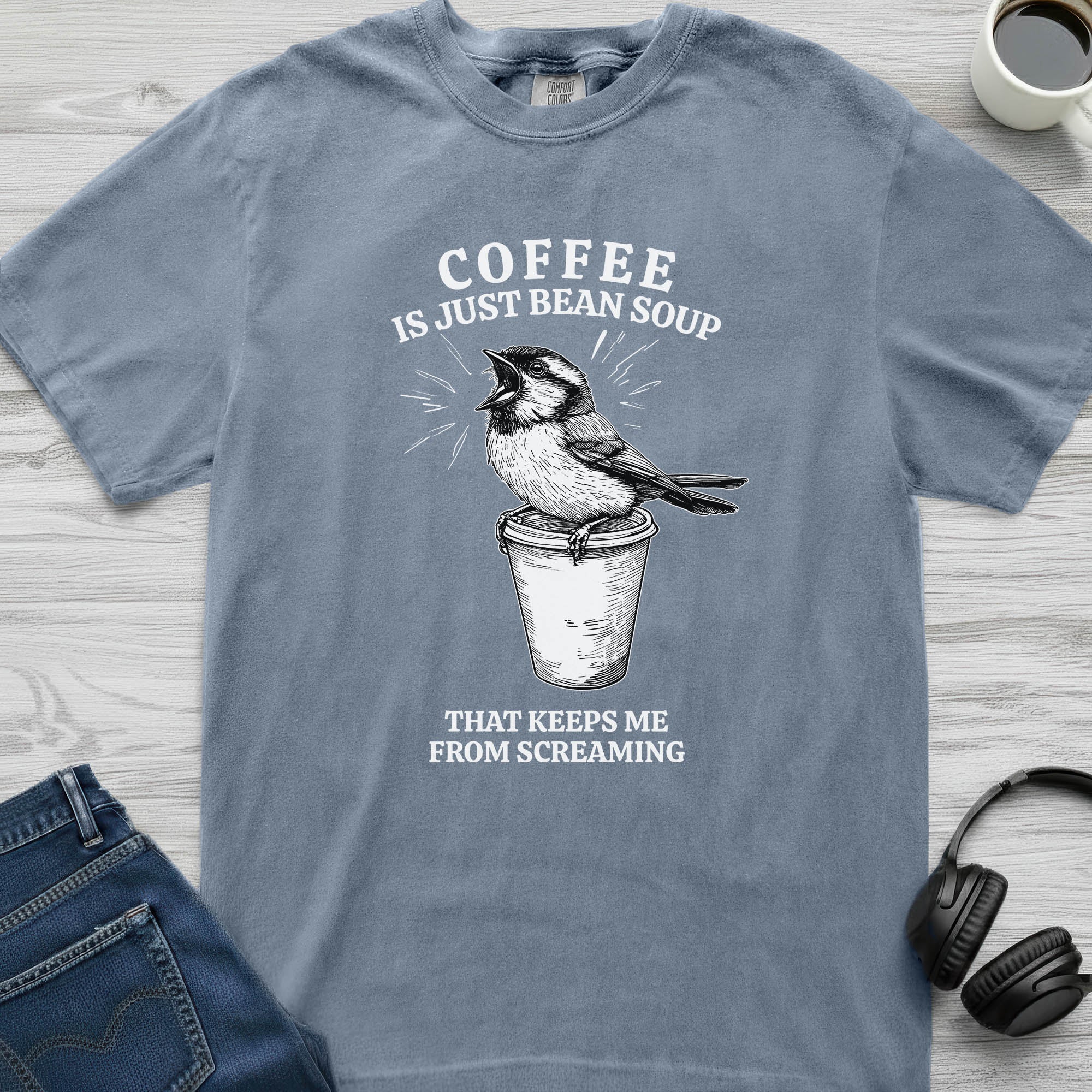 Coffee Bird T-Shirt