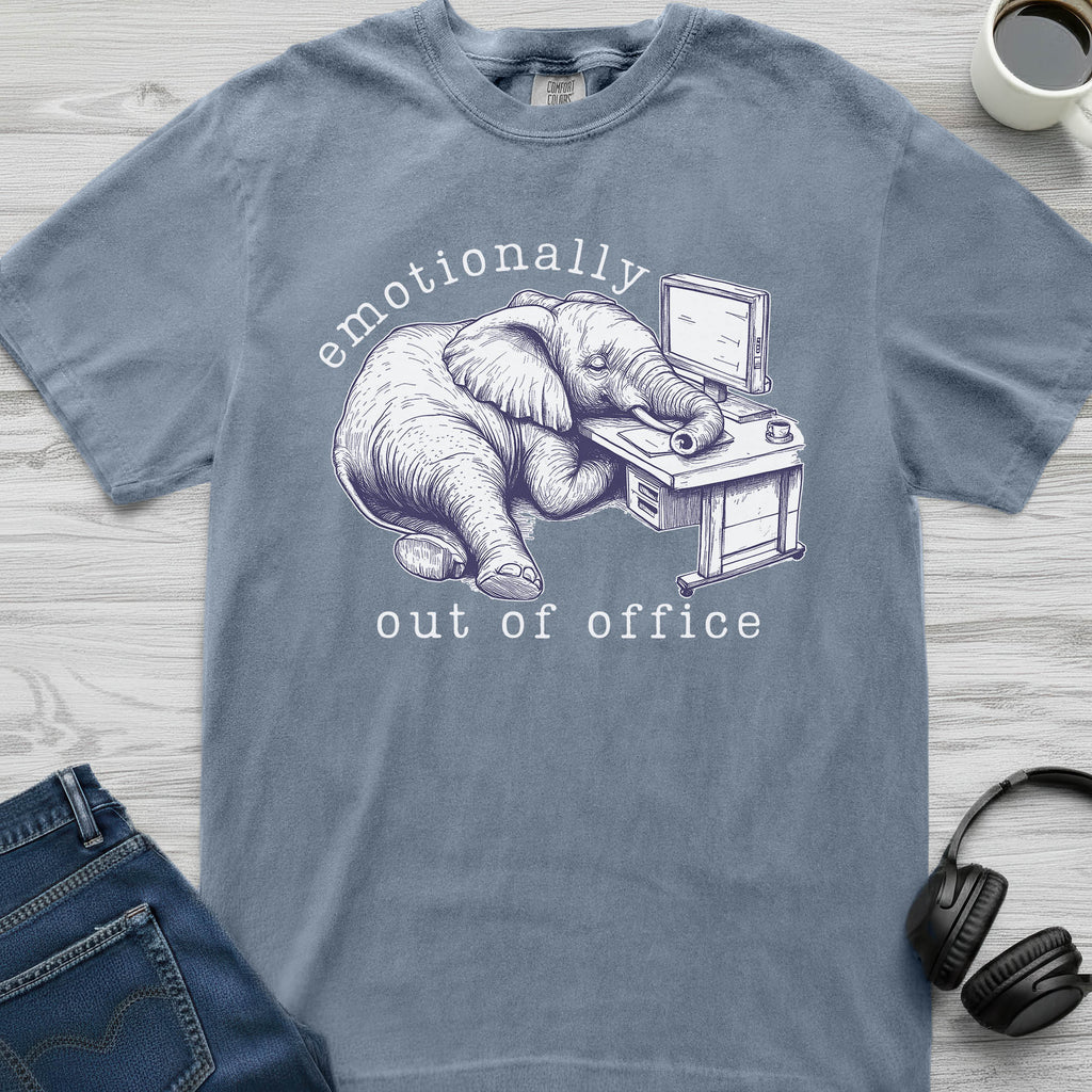 Emotionally OOO Elephant T-Shirt