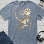 Tortoiseshell Cat Moon T-Shirt
