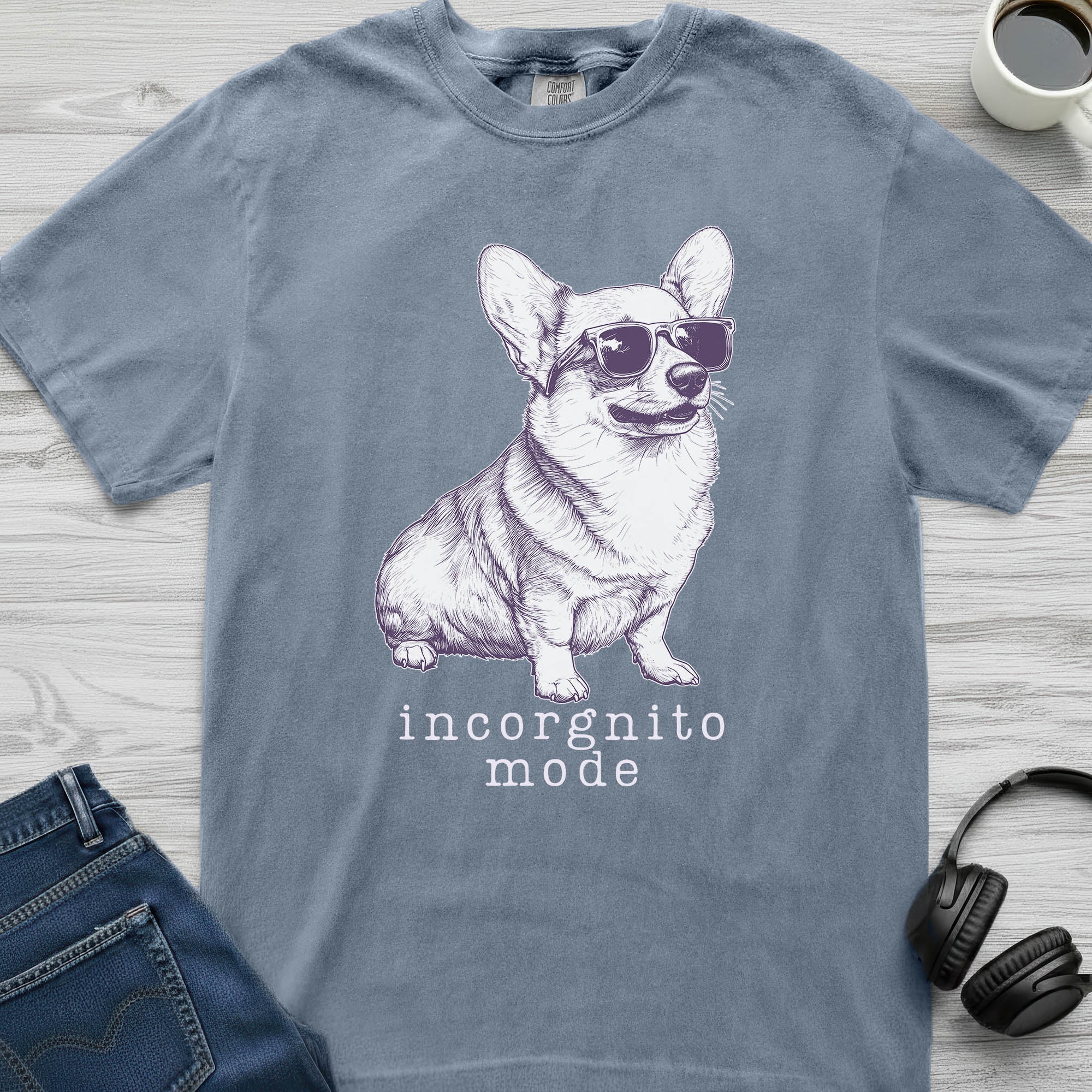 Incognito Corgi T-Shirt