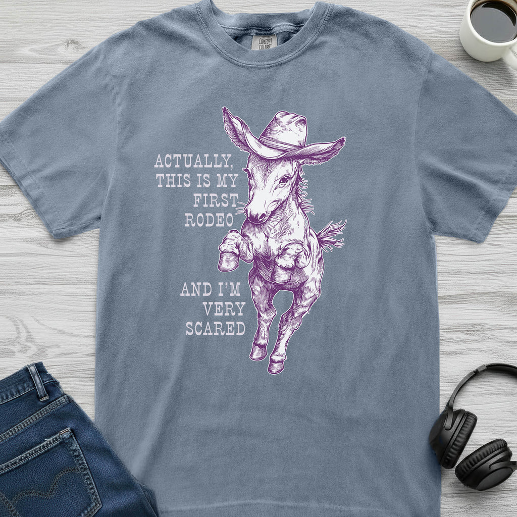 First Rodeo Donkey T-Shirt