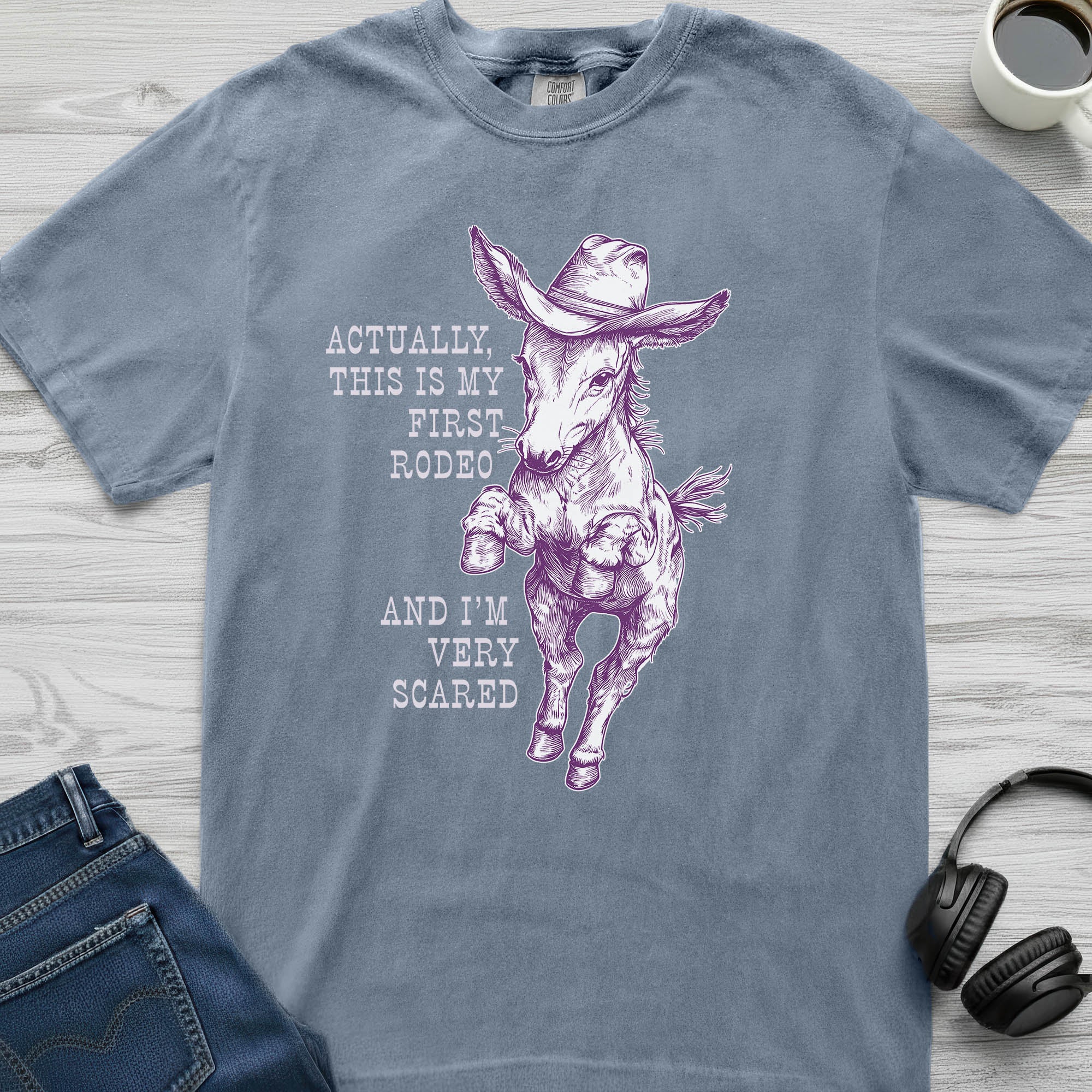 First Rodeo Donkey T-Shirt