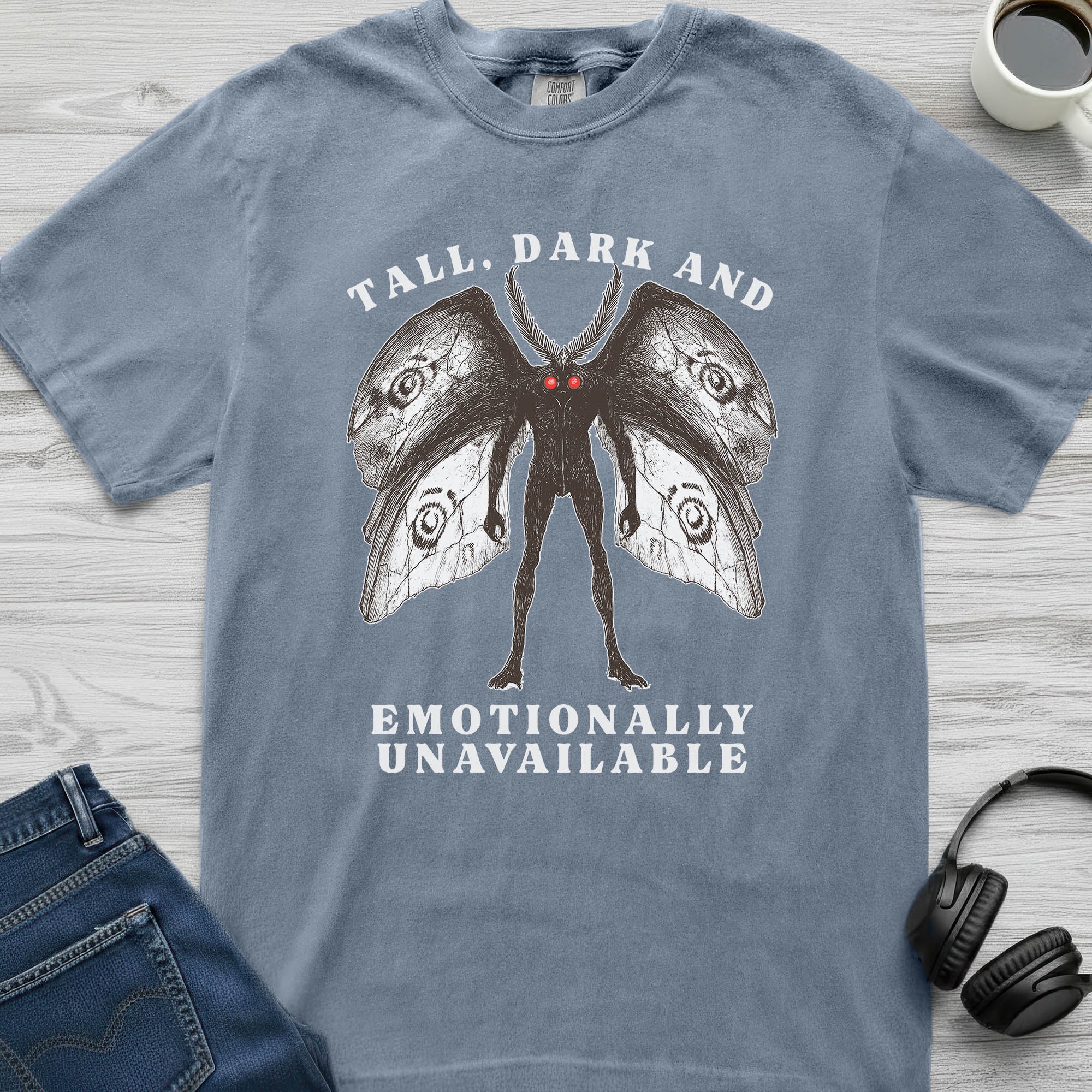 Emotionally Unavailable Mothman T-Shirt
