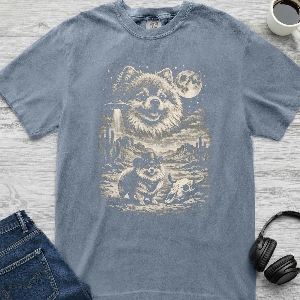 Pomeranian Cowboy T-Shirt