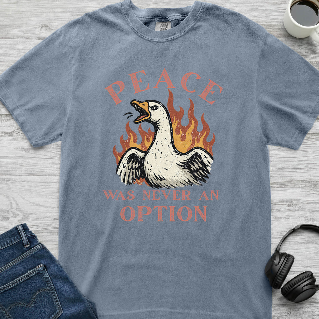 No Peace Goose T-Shirt
