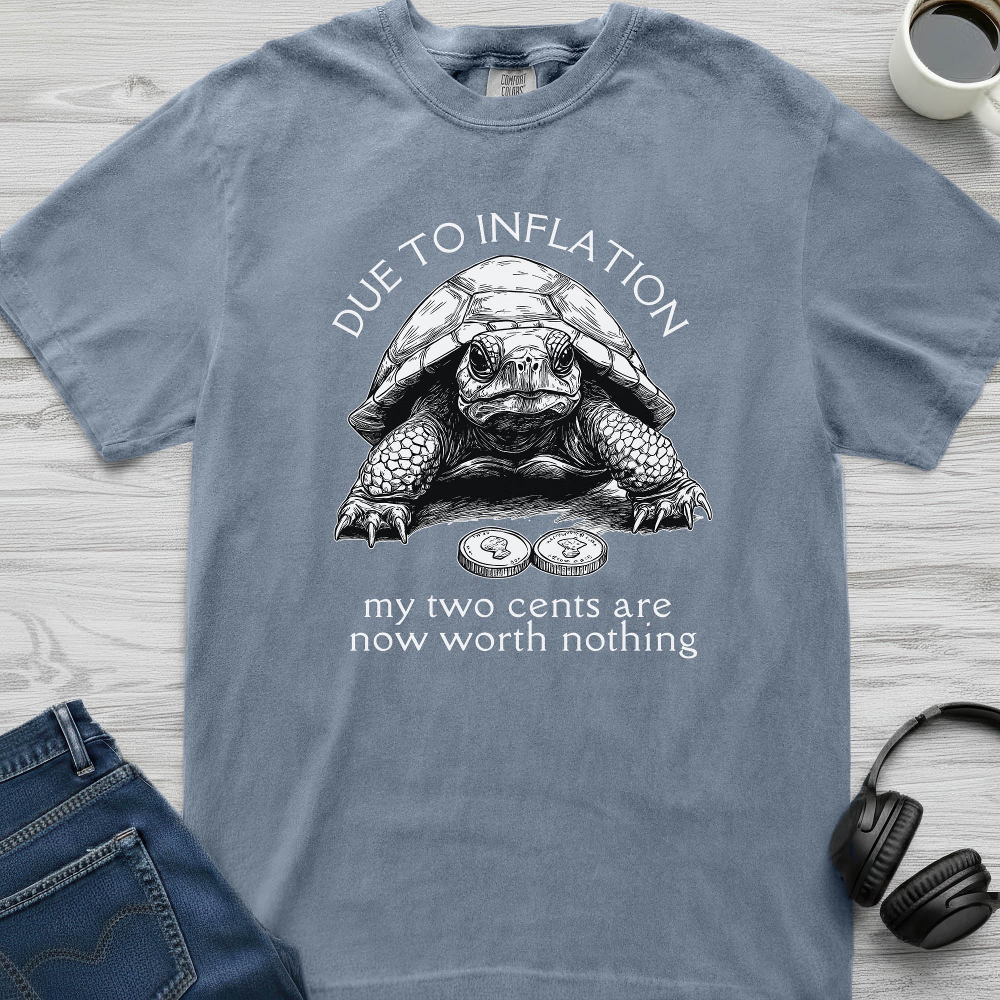 Two Cents Tortoise T-Shirt