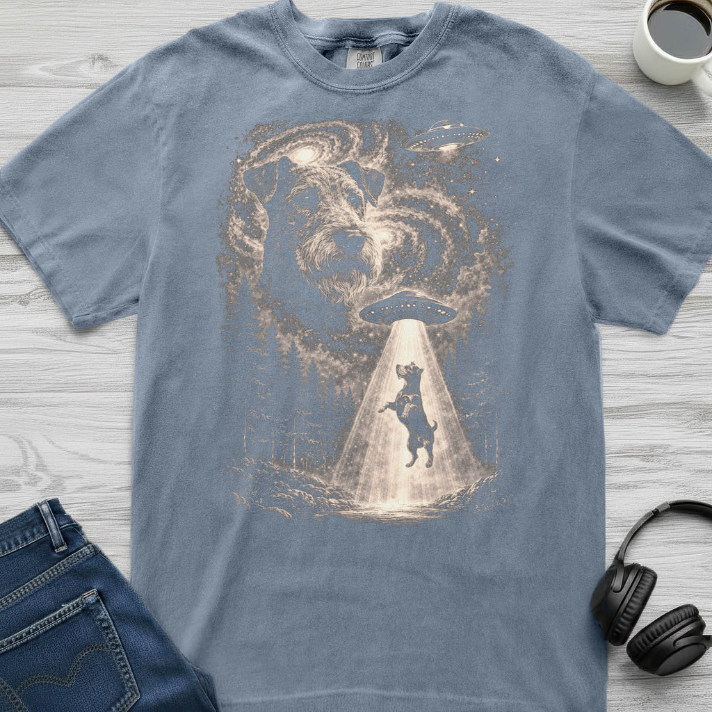 Airedale Terrier UFO T-Shirt