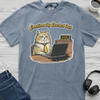 Emotionally Clocked Out Cat T-Shirt
