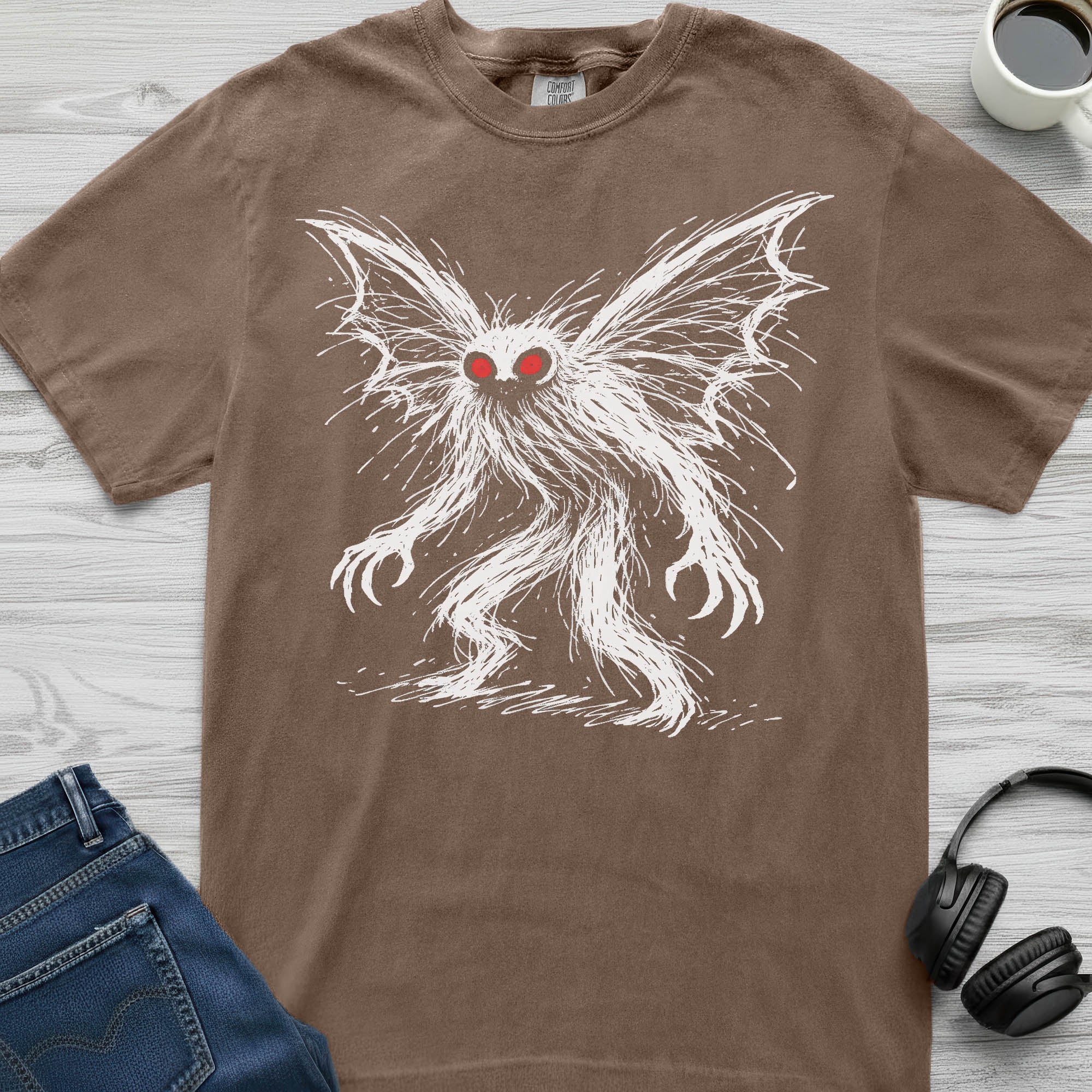 Mothman Scribble T-Shirt