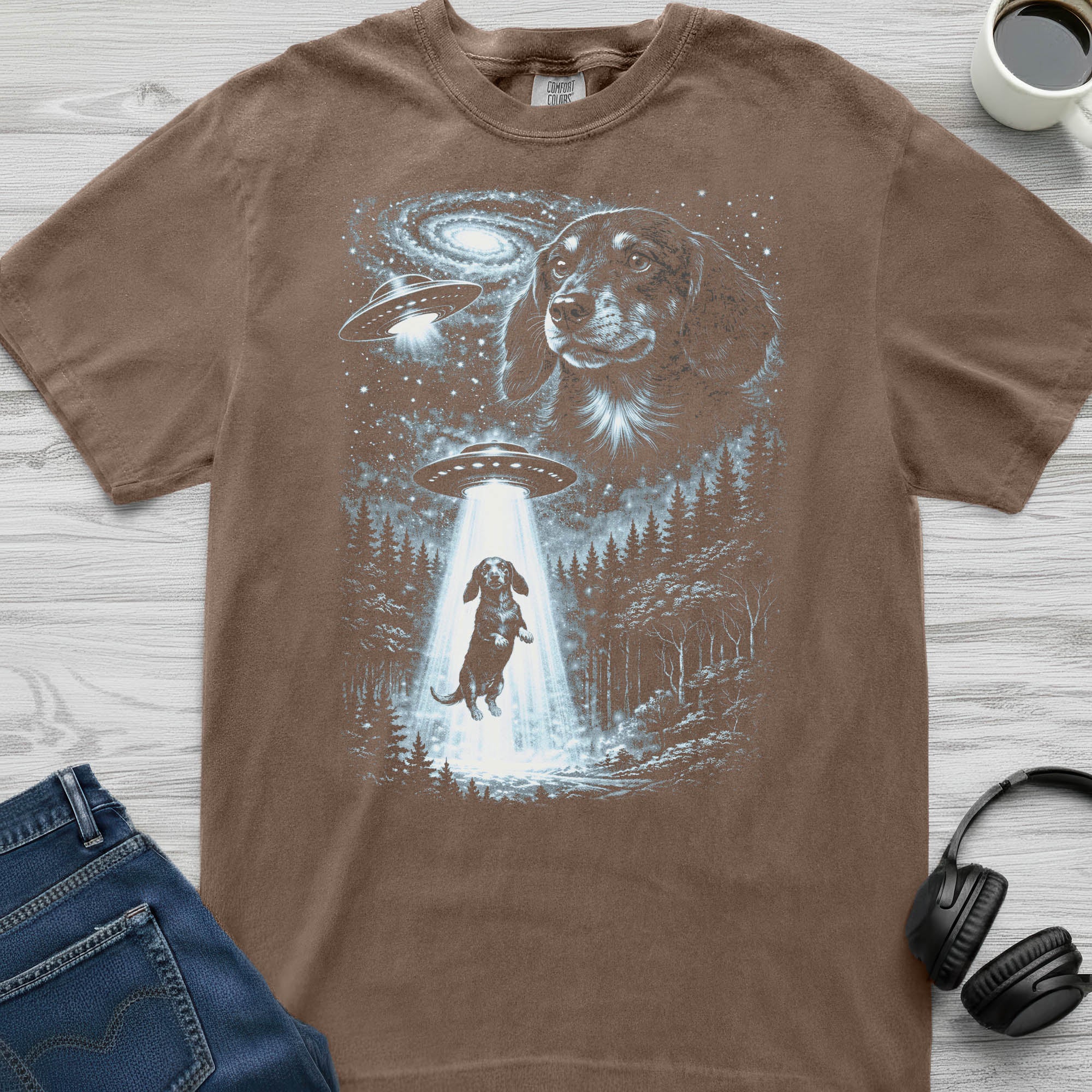 Dachshund UFO T-Shirt