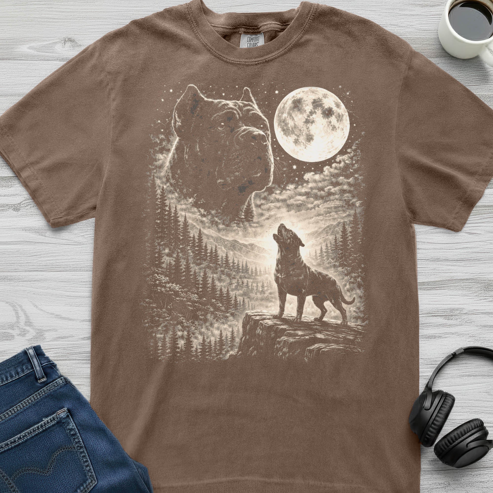 Cane Corso Moon T-Shirt