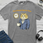On Time Dead Inside Cat T-Shirt