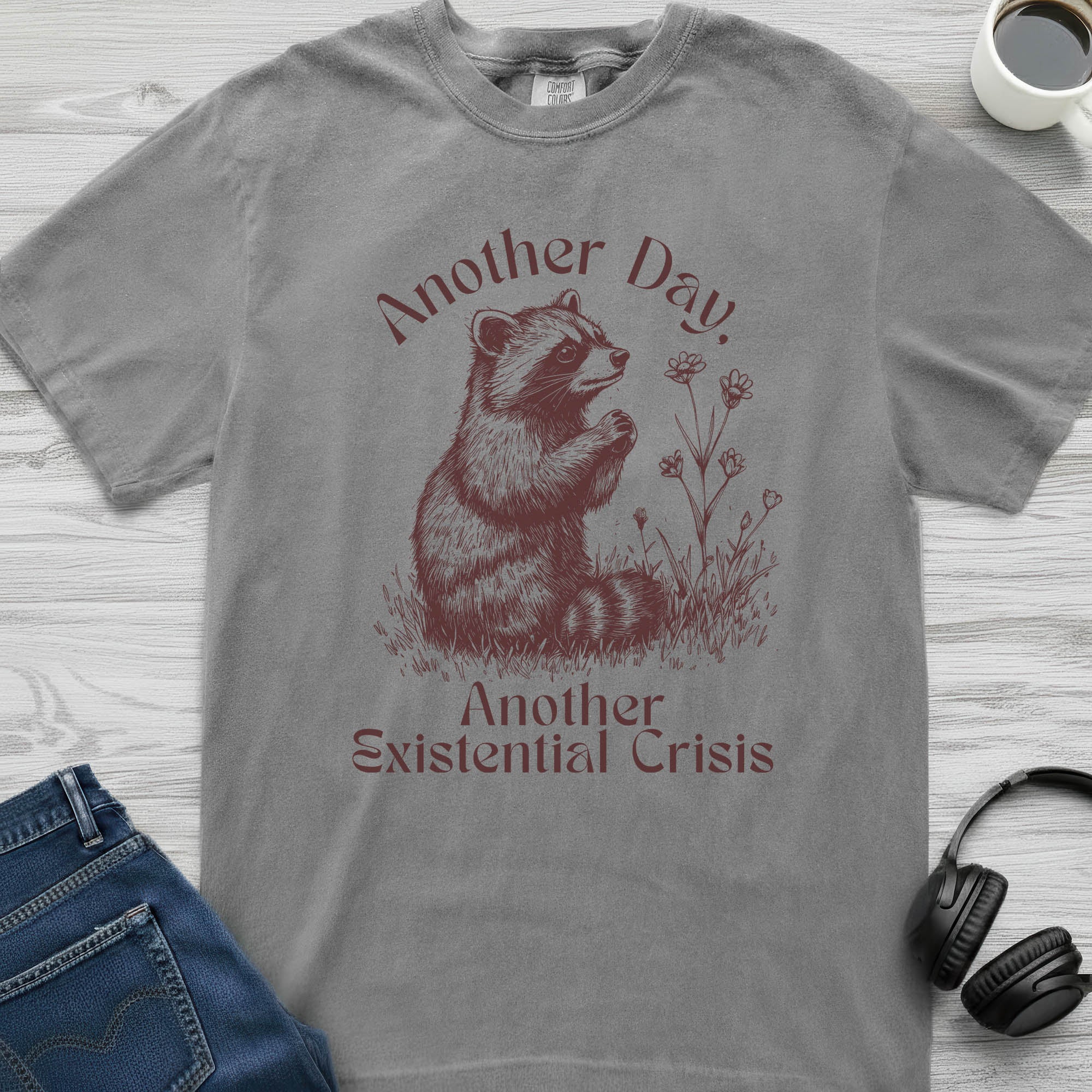 Existential Crisis Raccoon T-Shirt