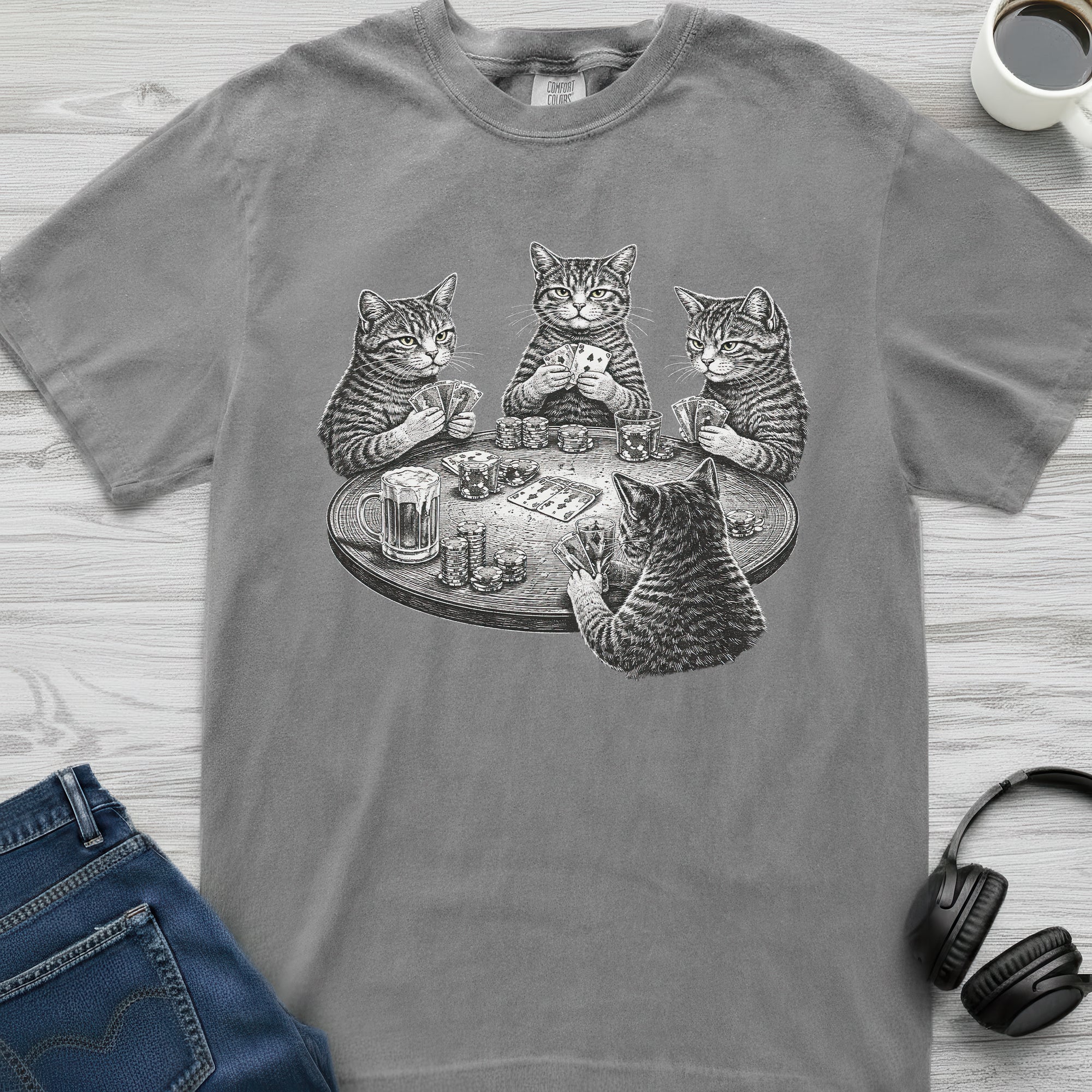 Poker Cats T-Shirt