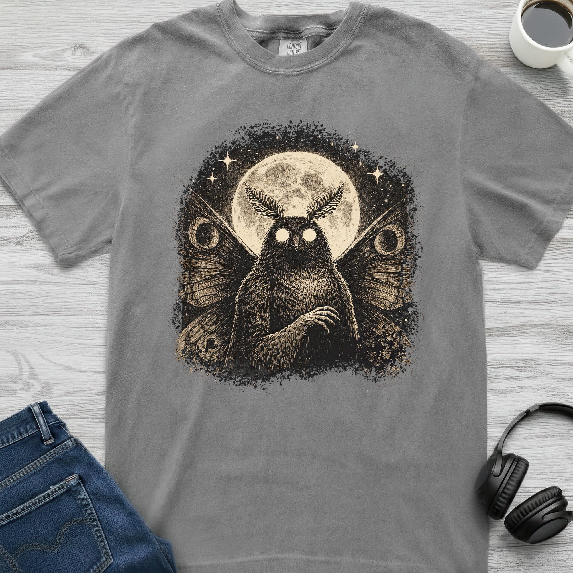 Mothman Moon T-Shirt