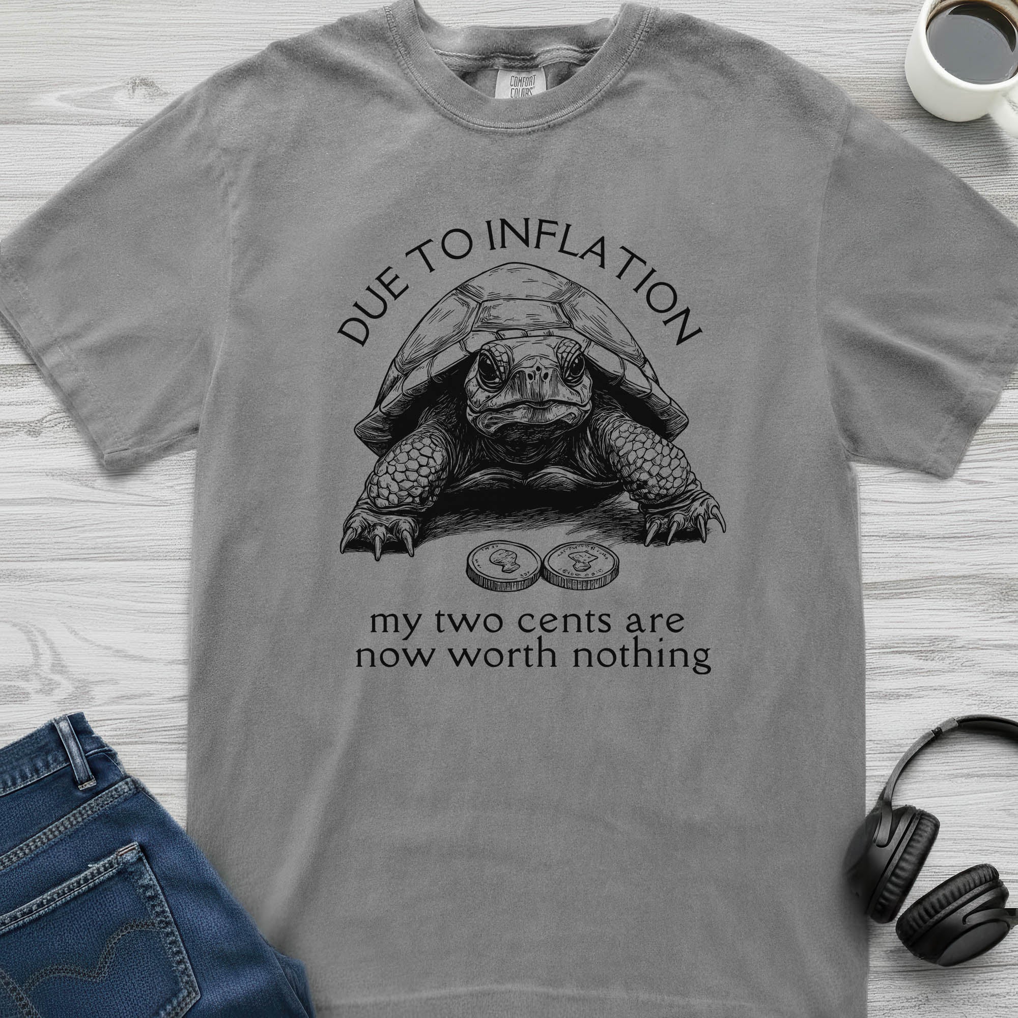 Two Cents Tortoise T-Shirt