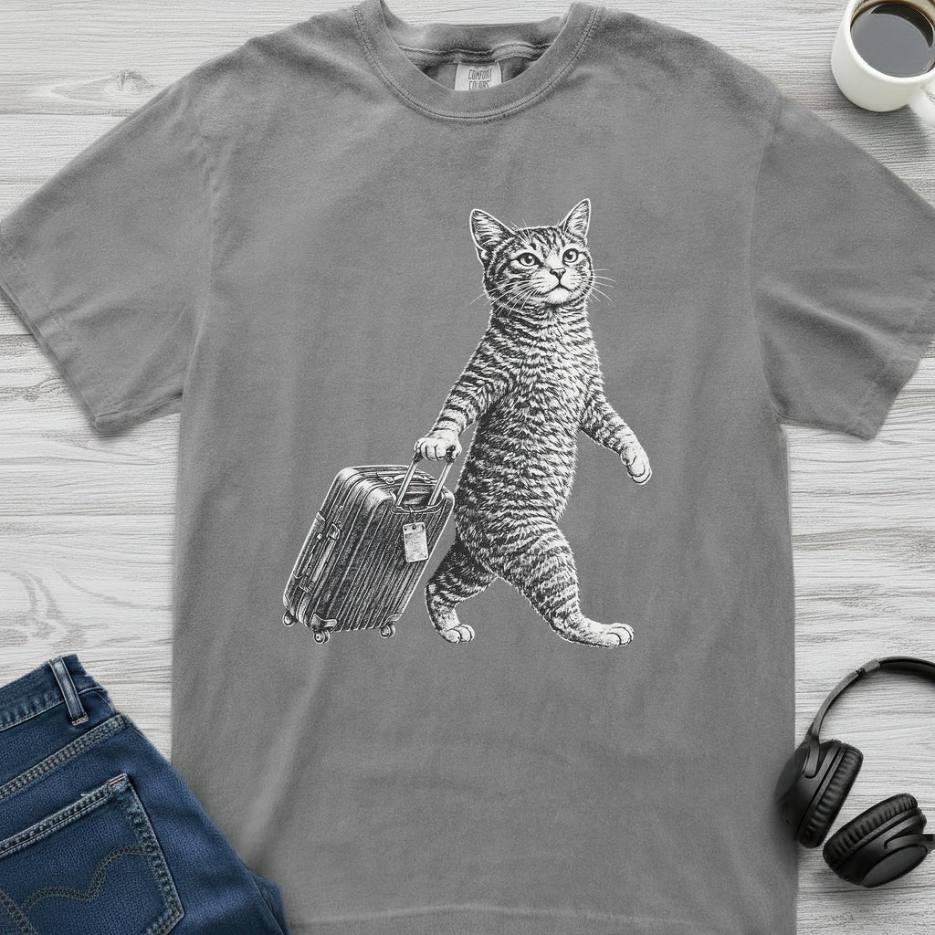 Cat Luggage T-Shirt