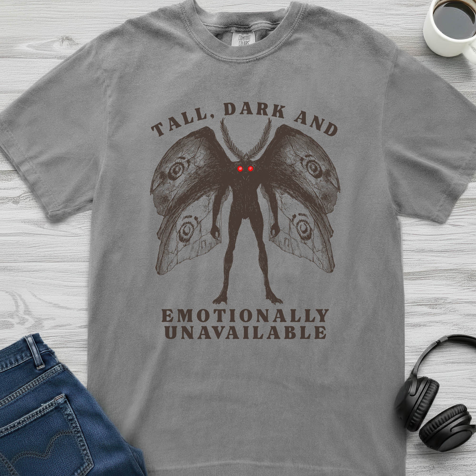 Emotionally Unavailable Mothman T-Shirt