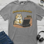 Emotionally Clocked Out Cat T-Shirt