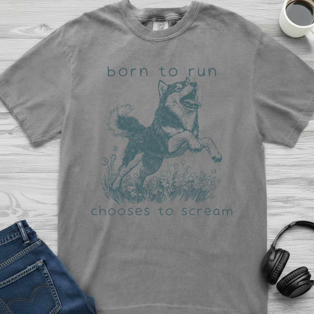 Born To Run Husky T-Shirt