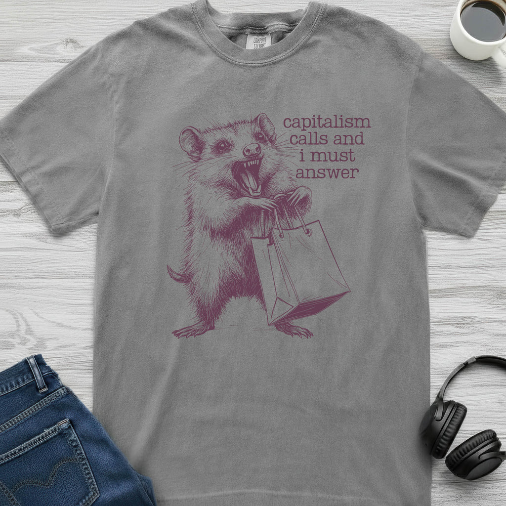 Capitalism Possum T-Shirt