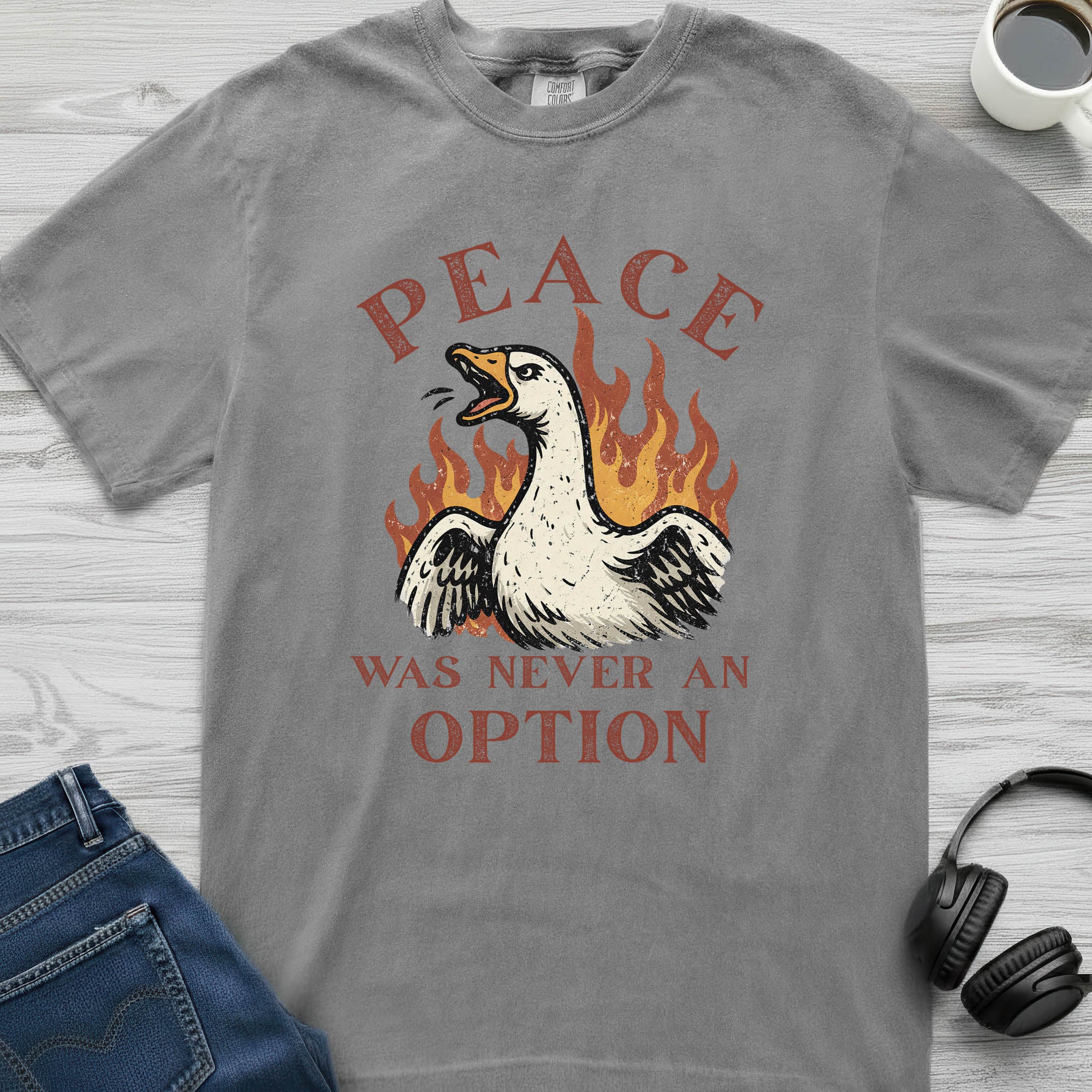 No Peace Goose T-Shirt