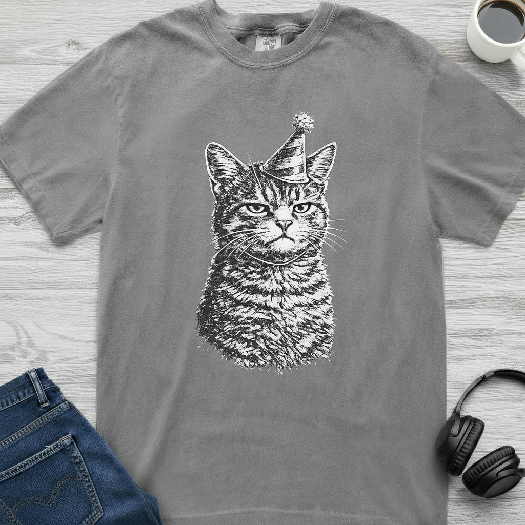 Grumpy Party Cat T-Shirt