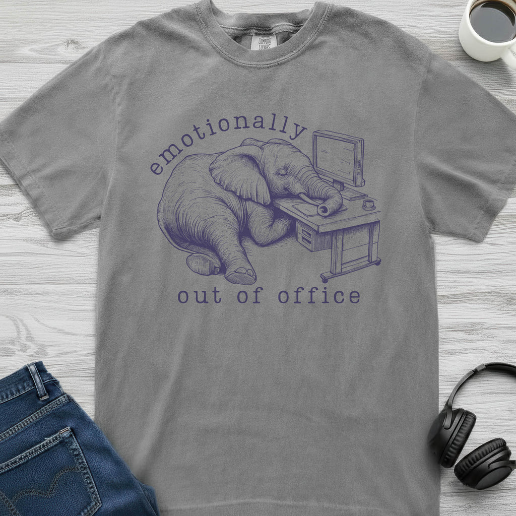 Emotionally OOO Elephant T-Shirt