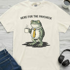 Here For The Paycheck Frog T-Shirt