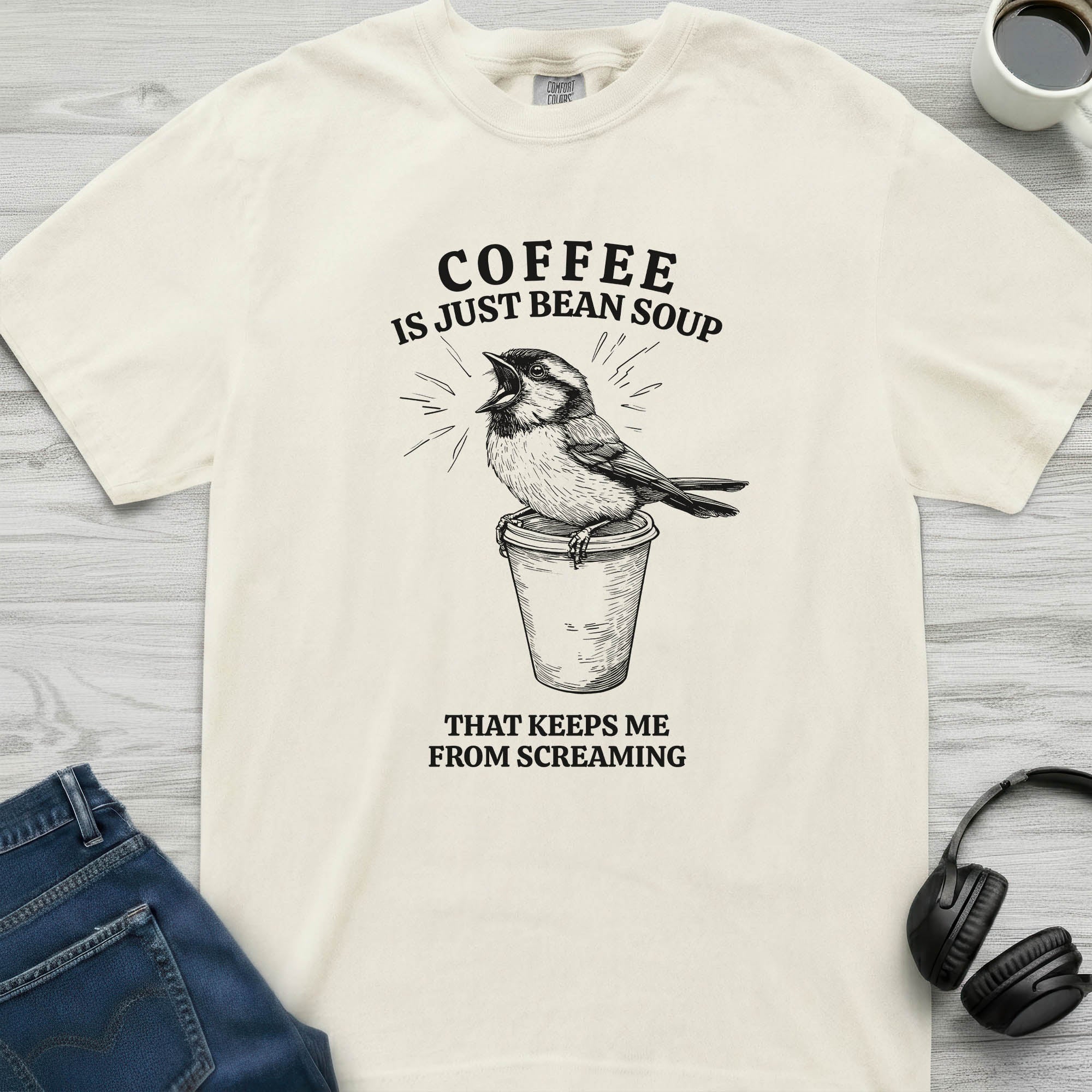 Coffee Bird T-Shirt