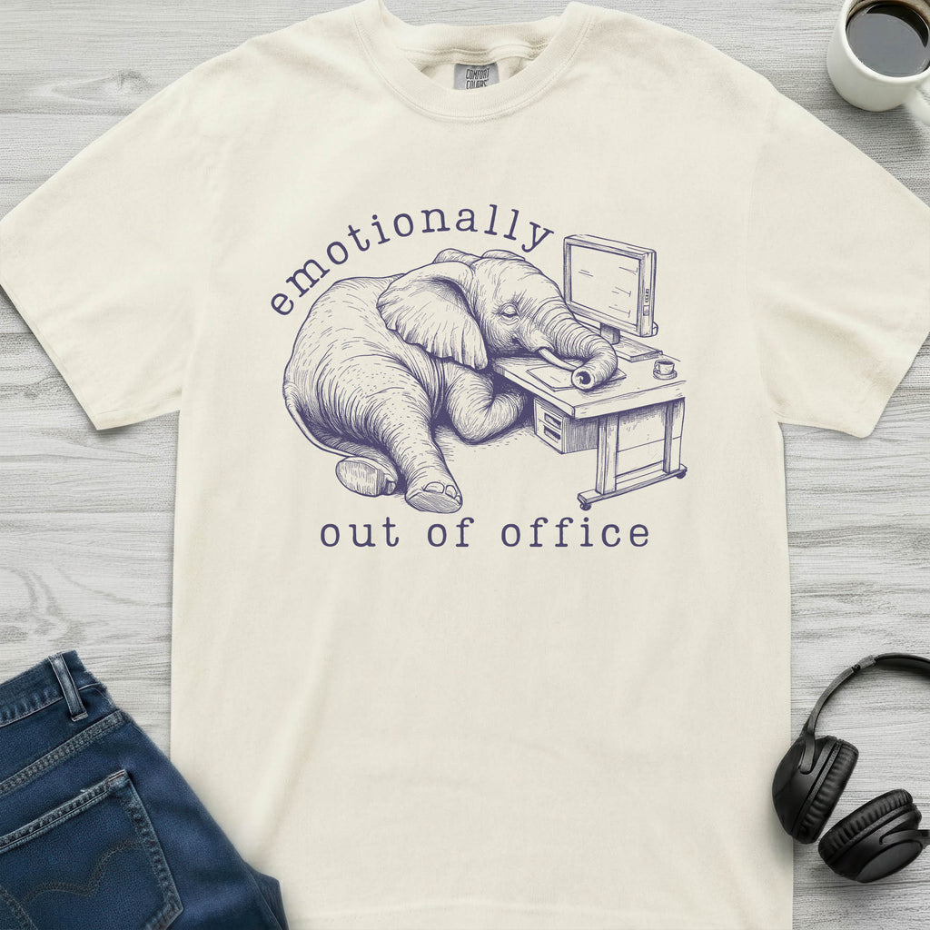 Emotionally OOO Elephant T-Shirt