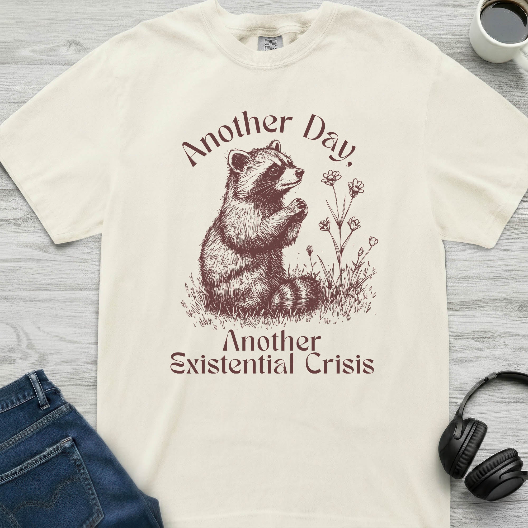 Existential Crisis Raccoon T-Shirt