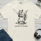 Carbs and Chaos Squirrel T-Shirt