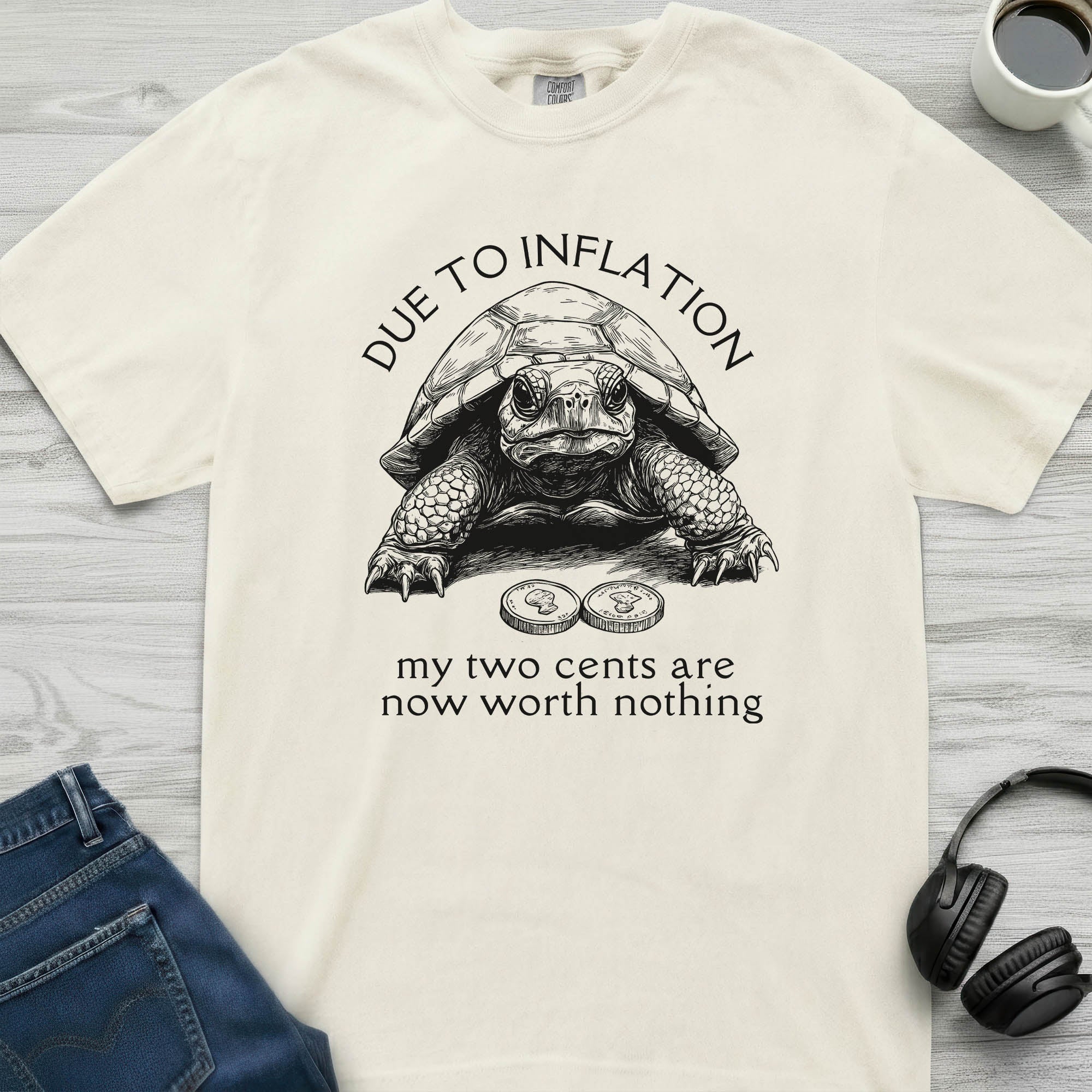 Two Cents Tortoise T-Shirt