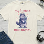 Hydrated But Delusional Cat T-Shirt