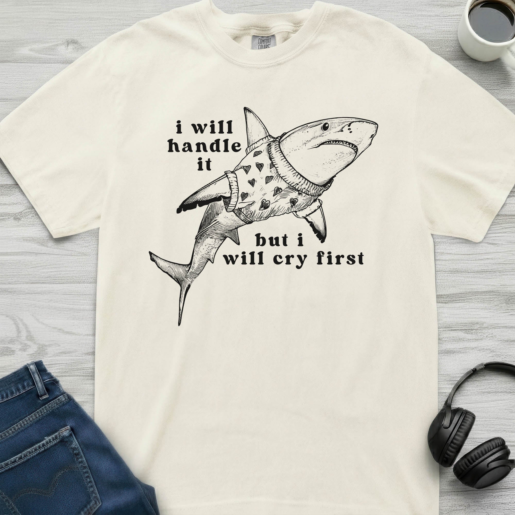 Shark Cry First T-Shirt