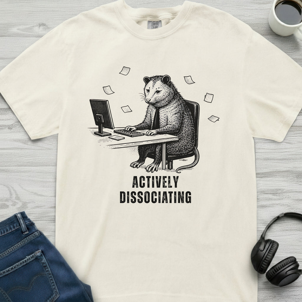 Actively Dissociating Possum T-Shirt