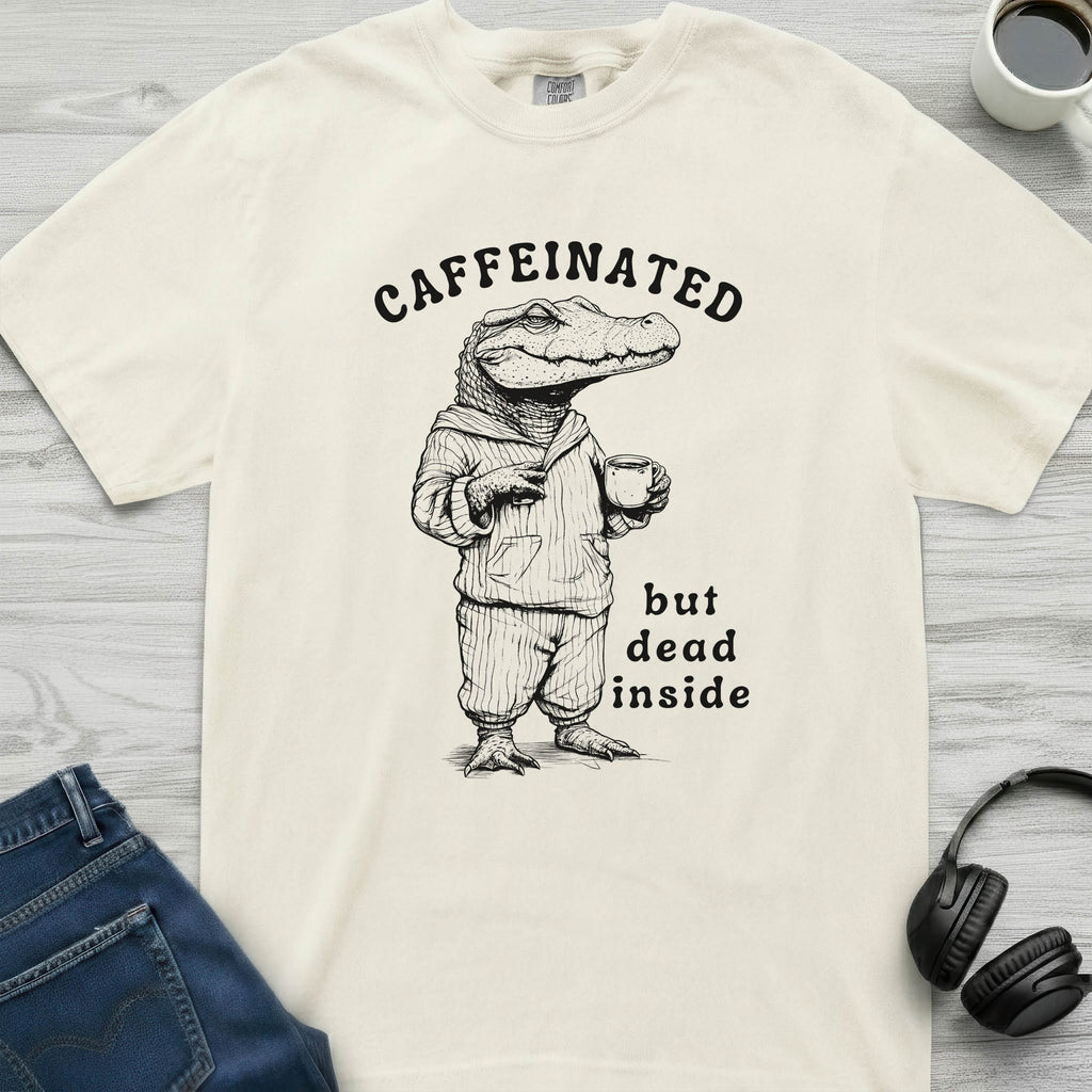 Caffeinated Crocodile T-Shirt