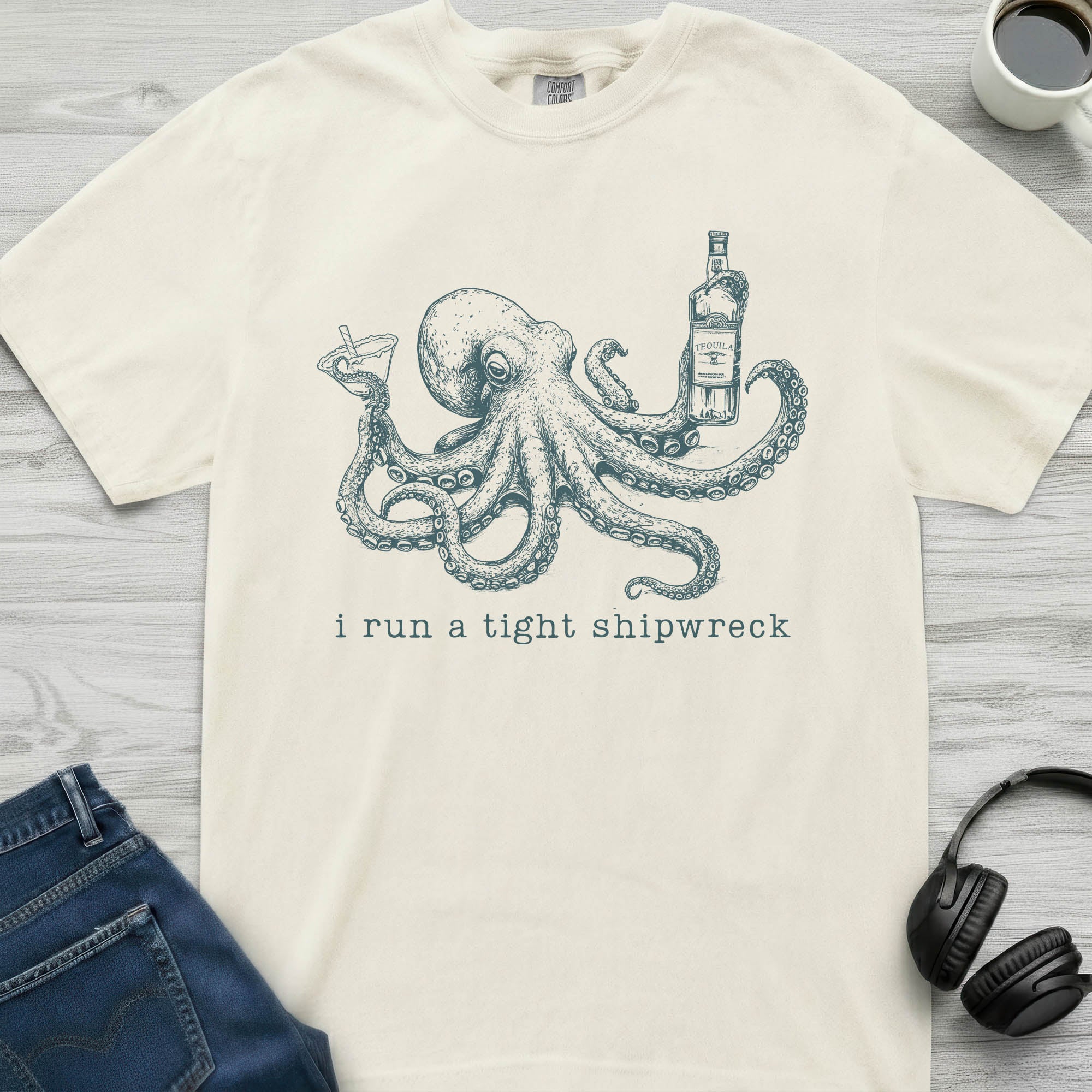 Octopus Shipwreck T-Shirt