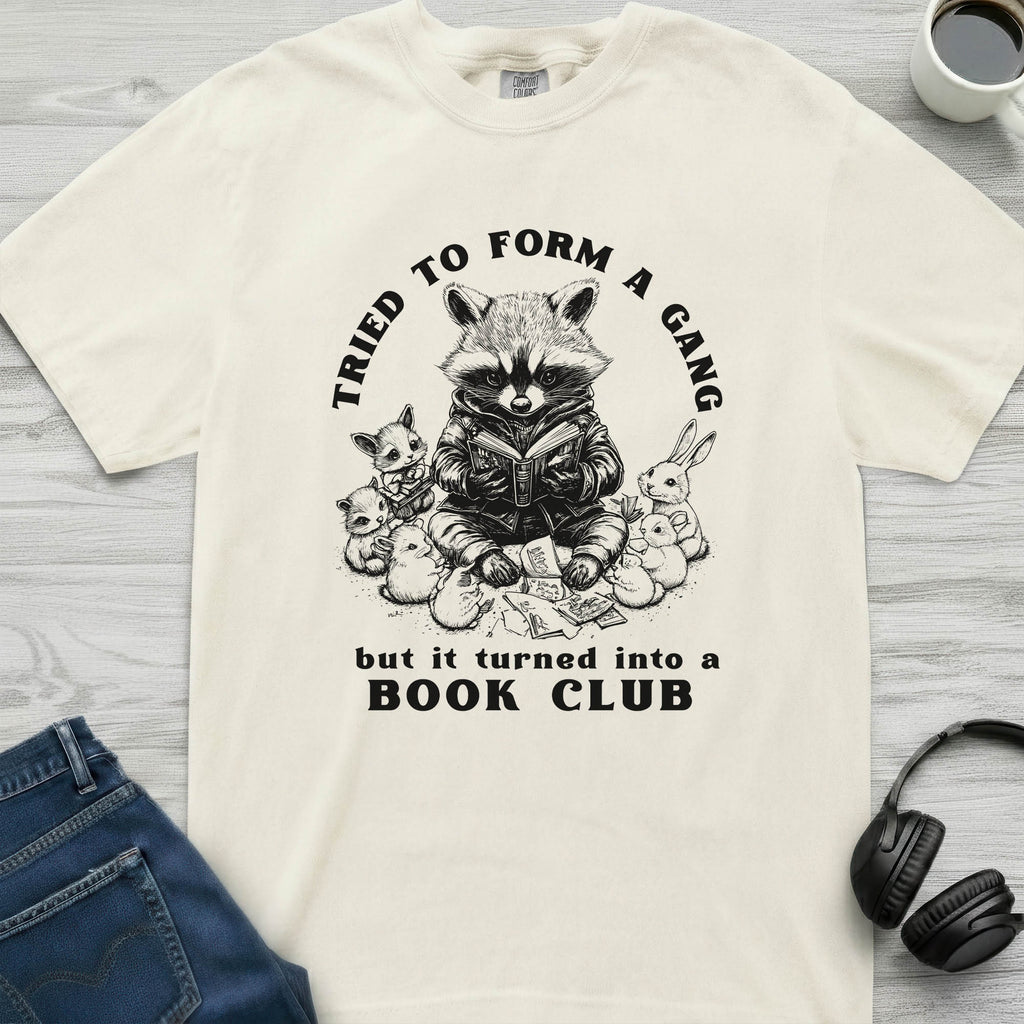 Reading Gang Raccoon T-Shirt