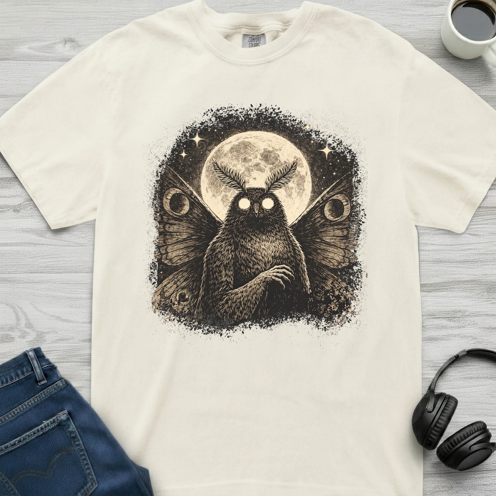 Mothman Moon T-Shirt