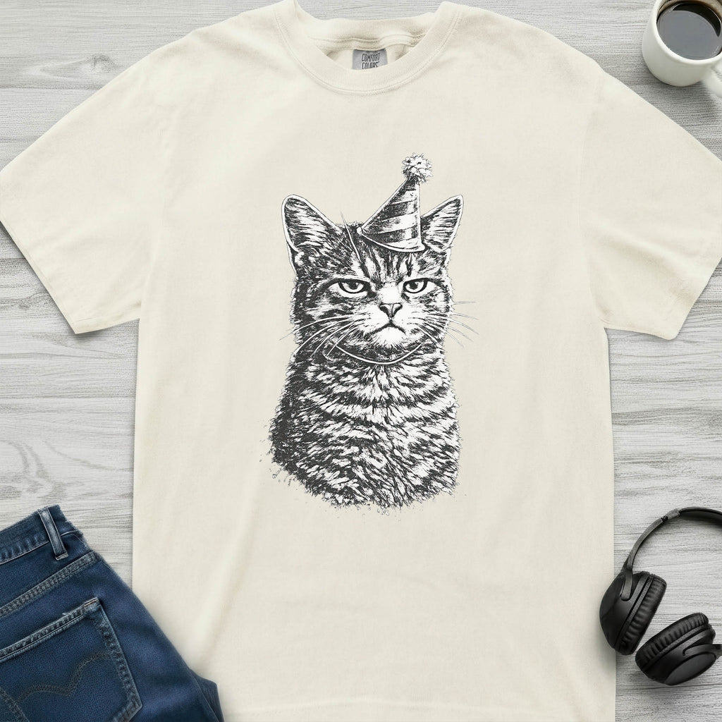 Grumpy Party Cat T-Shirt
